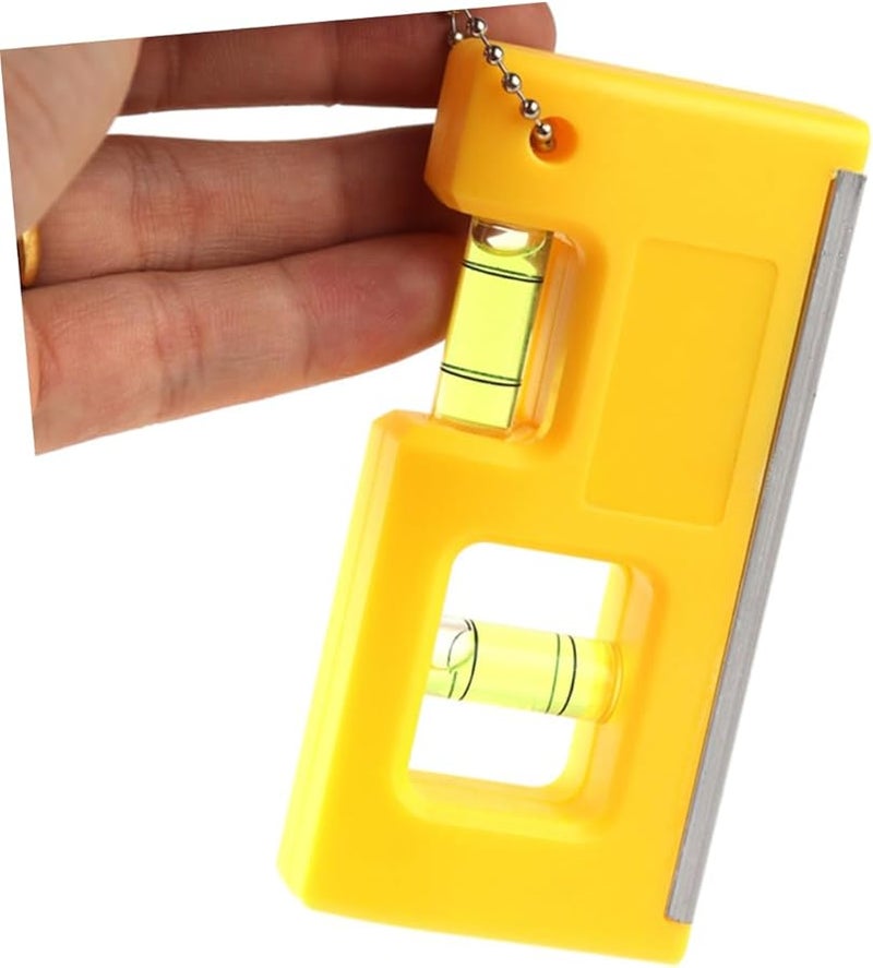 Healifty Portable Magnetic Bubble Level Tool Compact Horizontal Spirit Level with Construction Easy to Carry Small Ruler for Precise Levelling Accessories and DIY Use - Image 2